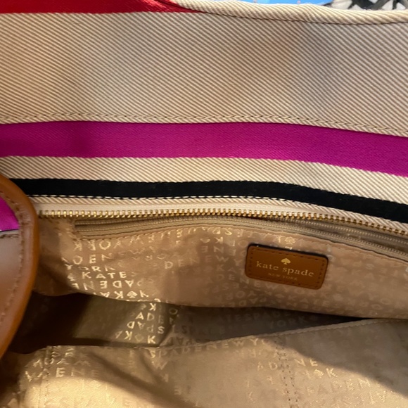 s-l400.jpg Kate Spade multi color  stripe purse